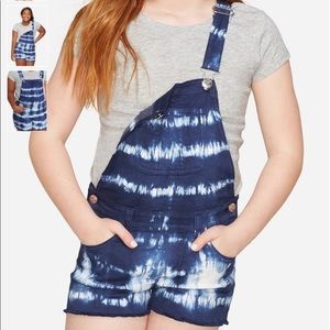 Justice Tie Dye Shortalls